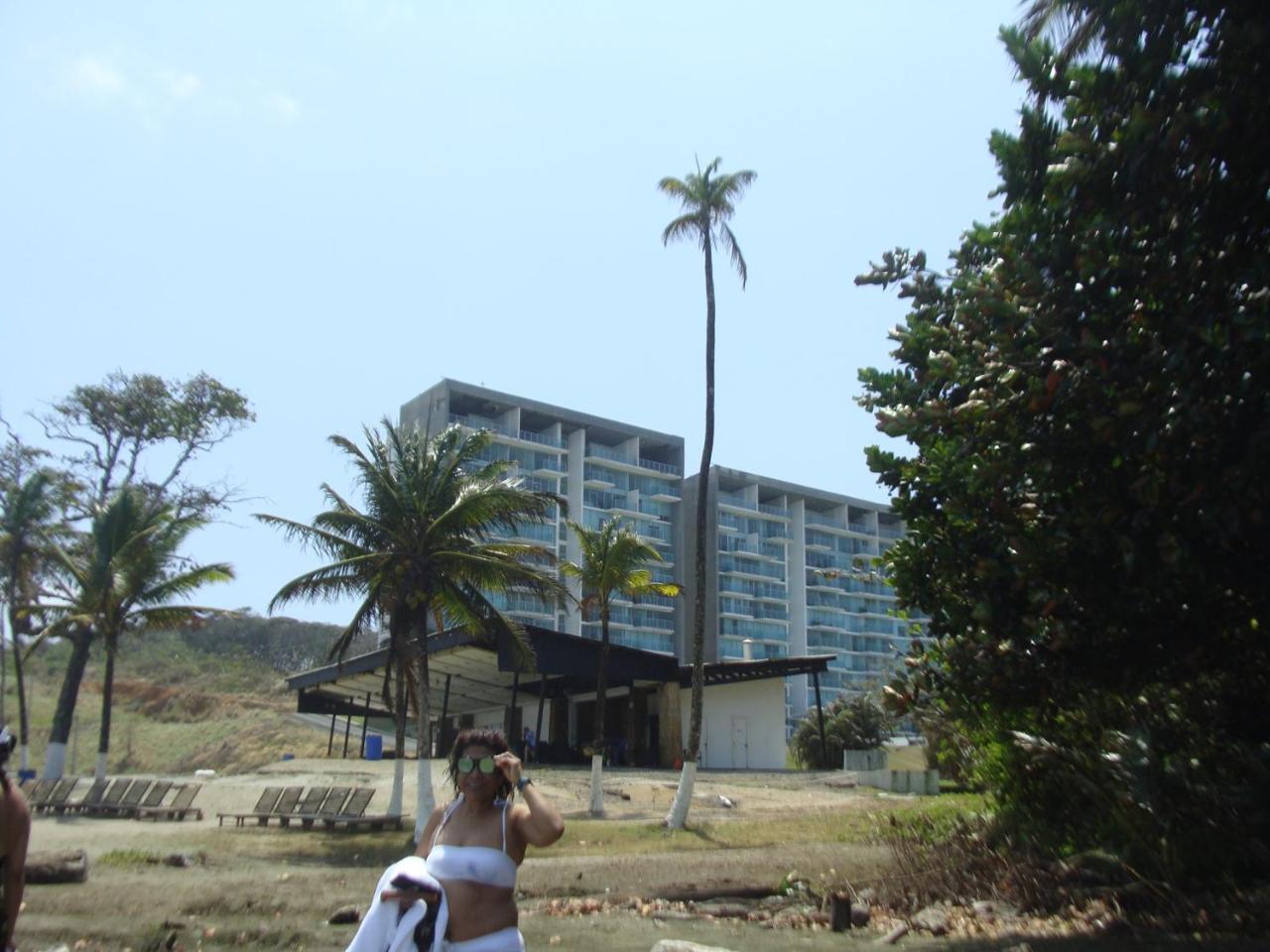 Apartamento En Balabeach Maria Chiquita In Front Of The Beach 2Hab Colon Eksteriør billede
